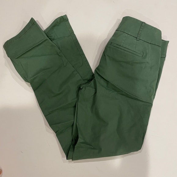 LOFT Pants - loft green pants (marisa skinny)